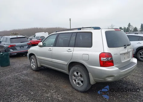 2005 Toyota Highlander V6 from USA, damaged, VIN JTEGP21A450069578